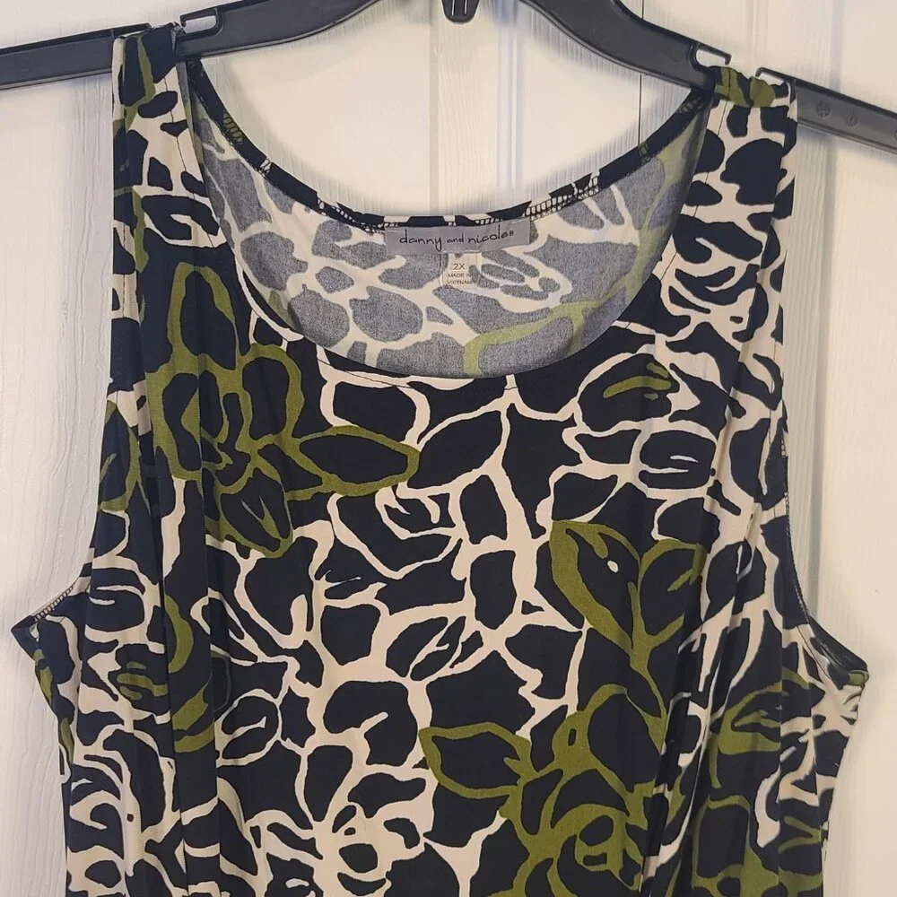 NWT DANNY AND NICOLE 2 Piece Women's Floral Midi Dress with Jacket Size 2X - Picture 7 of 16